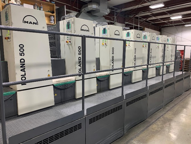 Roland 506 sheet fed offset printing press Roland 506 sheet fed offset printing press