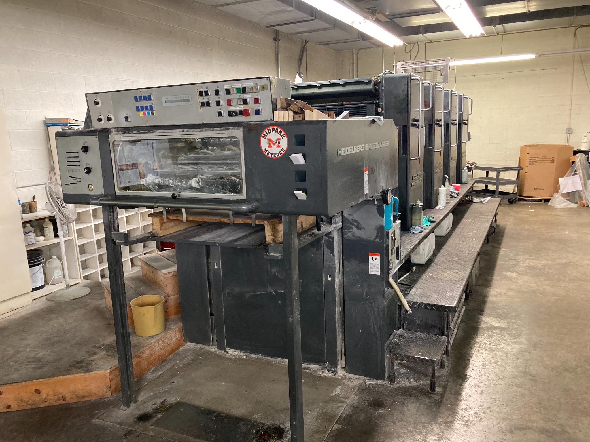 1991 Heidelberg SM72VP 1991 Heidelberg SM72VP 4-color sheet fed offset printing press for sale