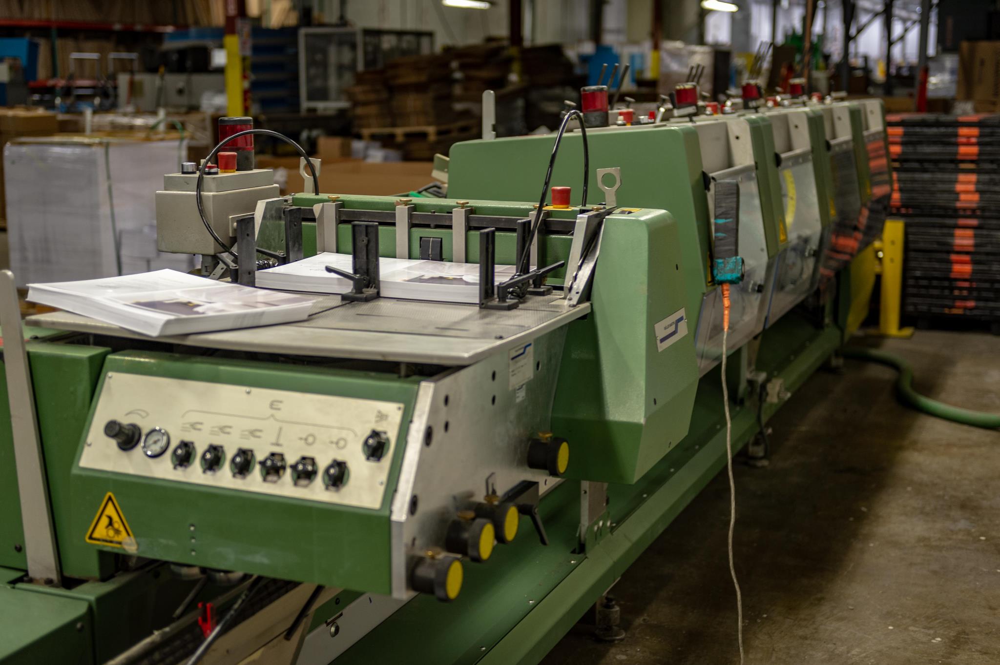 2004 Muller Martini Bravo T saddle stitcher for sale 2004 Muller Martini Bravo T saddle stitcher for sale
