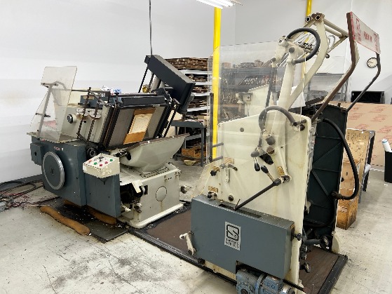 1991 Thomson Saroglia FUB die cutter foil stamper for sale 1991 Thomson Saroglia FUB die cutter foil stamper for sale