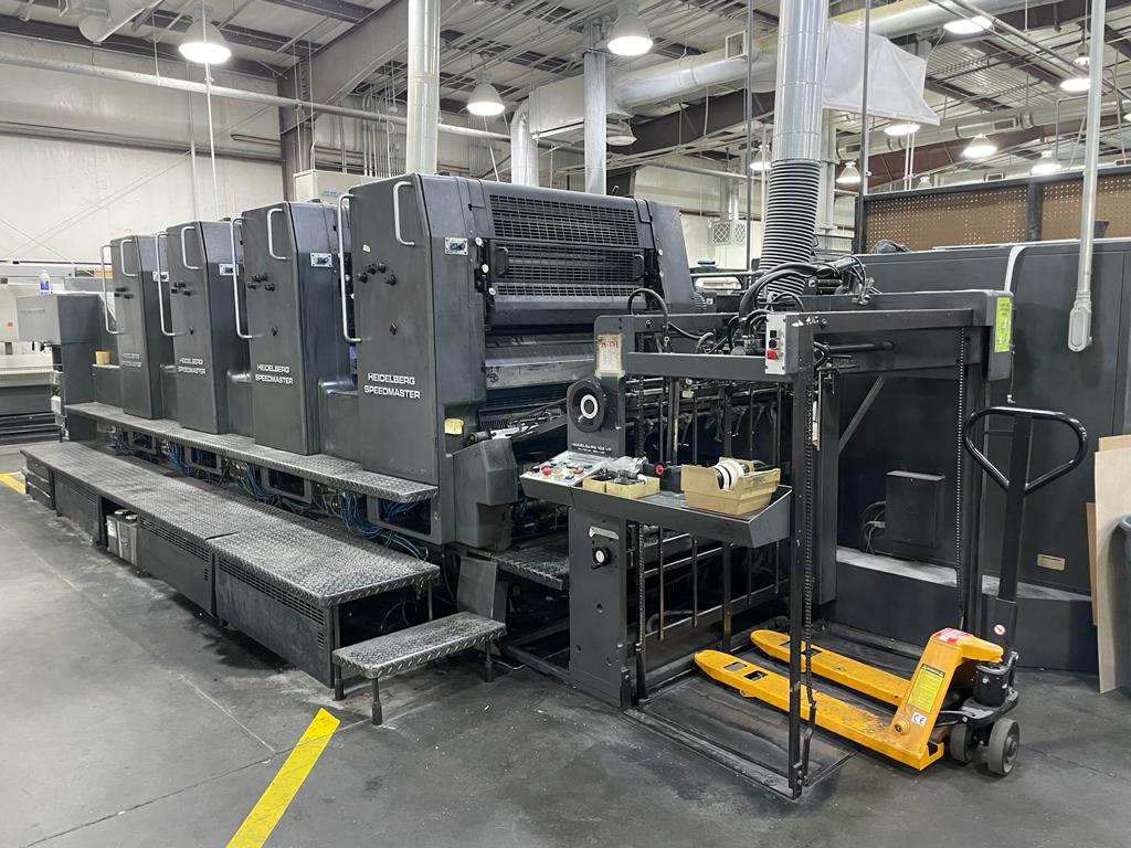 1993 Heidelberg SM102VP 1993 Heidelberg SM102VP 4-color 40" sheet fed offset printing press for sale