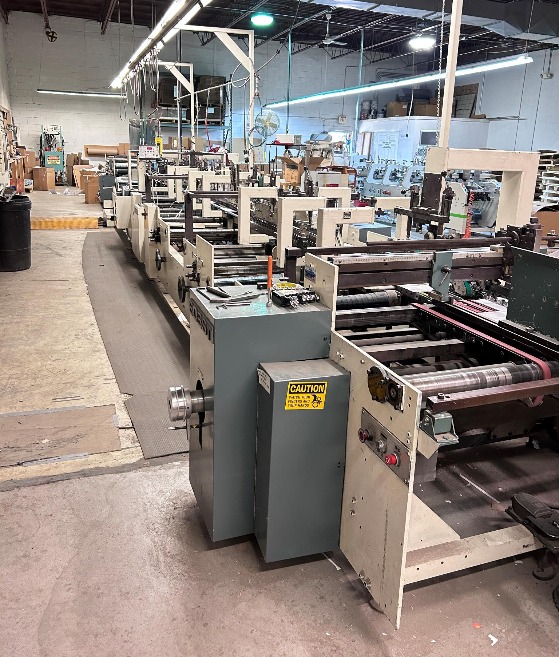 1988 Bobst Domino 110M-2 folder gluer for sale 1988 Bobst Domino 110M-2 folder gluer for sale