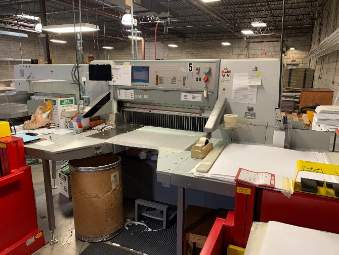 Polar 115X 45" guillotine cutter Polar 115X 45" guillotine cutter
